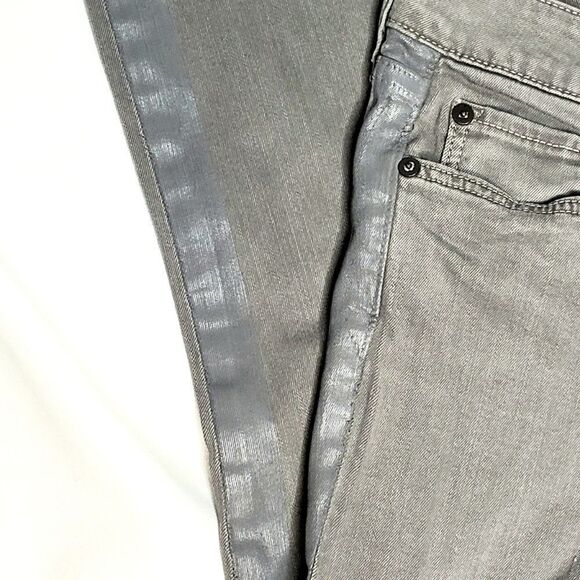 Vince | Tuxedo Stripe Silverfin Wash Dylan Jeans - Picture 2 of 7